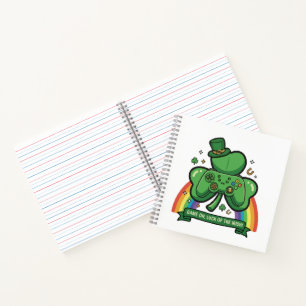 Game On Luck of the Irish St. Patrick's Day Game Notebook