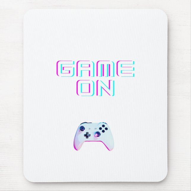 Game On Mouse Mat (Front)