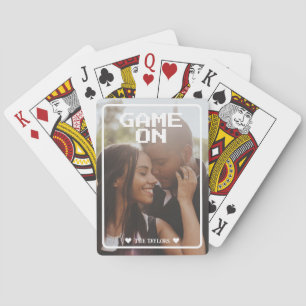 Game On Photo Personalised Playing Cards