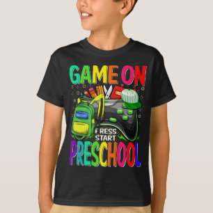 Game On Preschool First Day Gamer Back to School T-Shirt