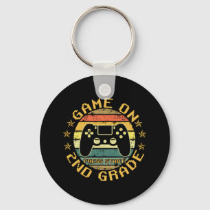Game On Press Start 2nd Grade Back To School Key Ring