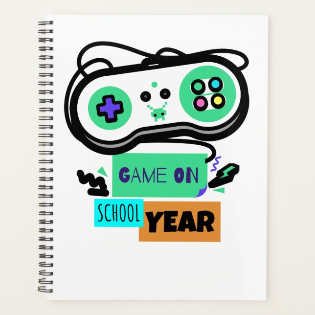 Game on School Year - First Day Back to School Planner (Front)