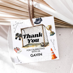 Game On Soccer Birthday Party Favor Tags