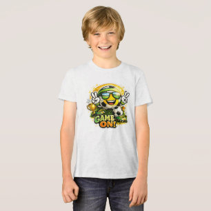 Game On Soccer Mascot Splash Tri-Blend Shirt