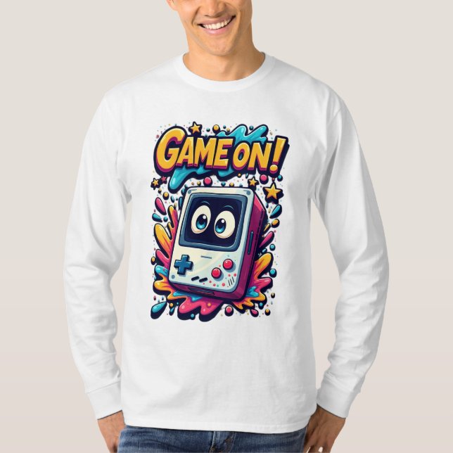 Game On T-shirt Design (Front)