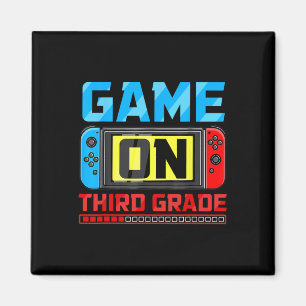 Game On Third Grade Gamer Back To School First Day Magnet