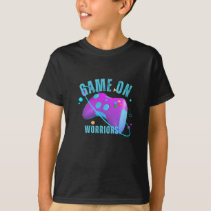 "Game On, Warriors" design kids T-Shirt