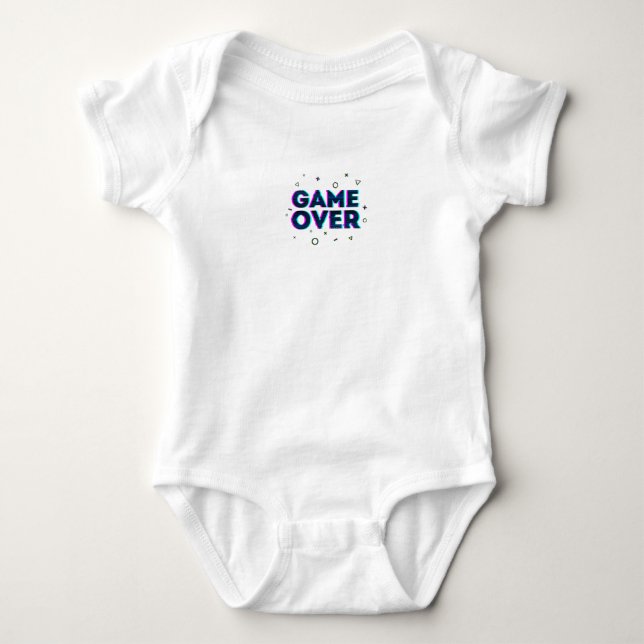 Game Over Baby Bodysuit (Front)