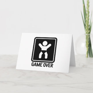Game Over Baby Card