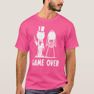 Game Over Bachelor Groom Tee Stag Party Bachelor P