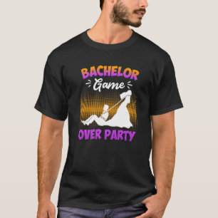 Game over bachelor party man wedding T-Shirt