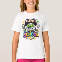“Game Over – Back to School” Colorful Gaming-Theme