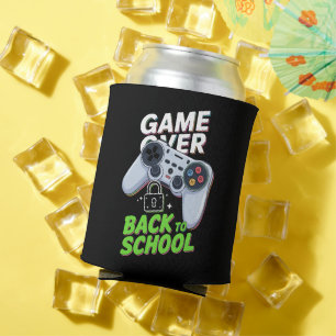 Game Over Back To School Funny First Day School Can Cooler