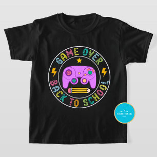 Game Over Back To School Funny T-Shirt