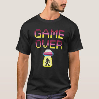 Game Over, Bigfoot, Alien Abduction T-Shirt