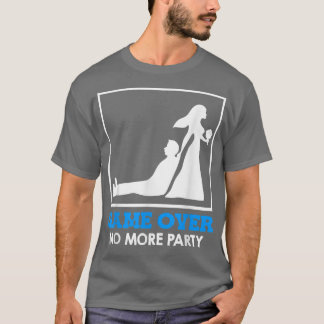 Game Over Bride and Groom Wedding T-Shirt