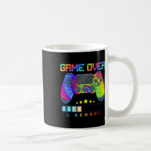 Game Over Byck To School Fun Kids First Day School Coffee Mug