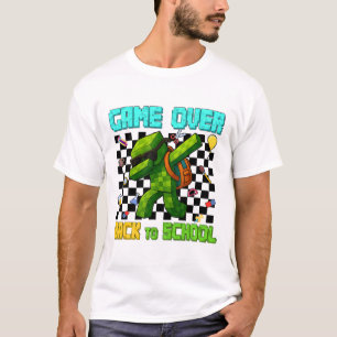 Game Over Ck To School Gamer Funny Kids First Day T-Shirt
