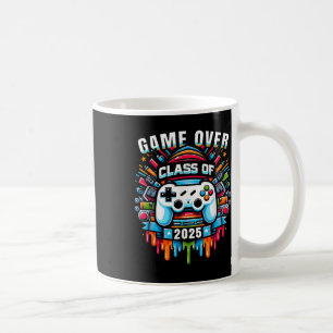 Game Over Cl Of 2025 Shirt Students Funny 2025 Gra Coffee Mug