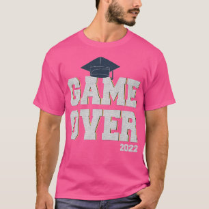 Game Over Class 2022 Senior 22 Graduate Proud Mum  T-Shirt