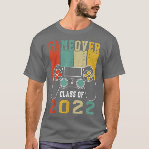 Game Over Class Of 2022 Senior Mum Class Graduate T-Shirt