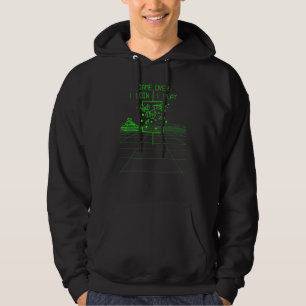 Game Over Classic 80s Retro Video Arcade Vintage 8 Hoodie