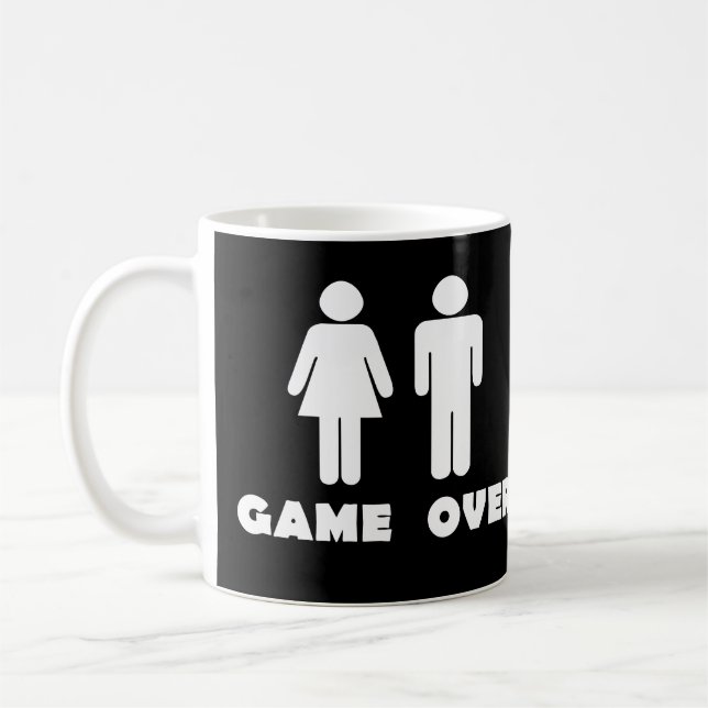Game over coffee mug (Left)