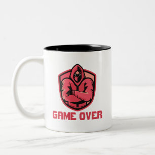 Game Over Custom Coffee Mug For Gamer