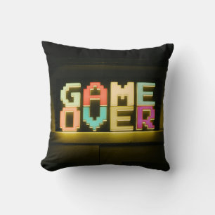 Game Over Cute Simple Pixel Art Pixel Arts Easy De Cushion