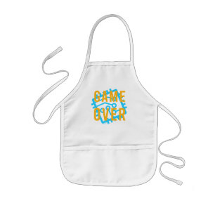 Game Over Digital Circuit Kids Apron