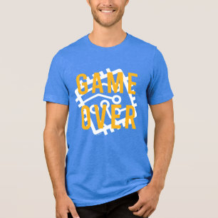 Game Over Digital Circuit Tri-Blend Shirt