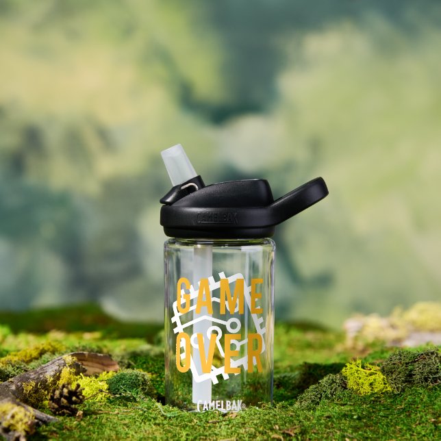 Game Over Digital Circuit Water Bottle (Outdoor)