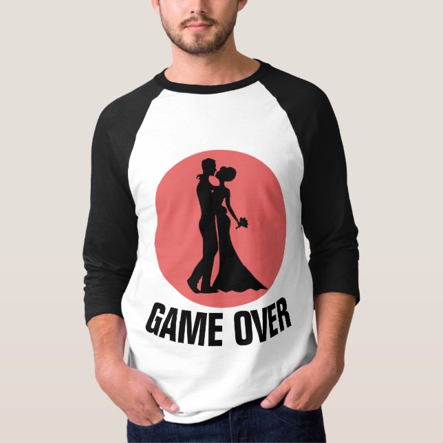 GAME OVER Engaged T-Shirts (Front)