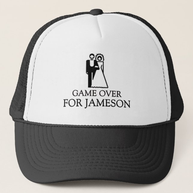 Game Over For Jameson Trucker Hat (Front)