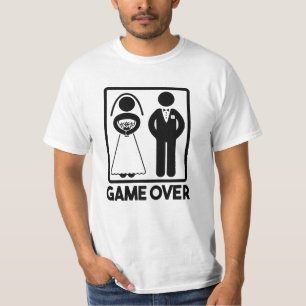 Game Over funny Groom's wedding shirt