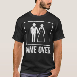 Game Over Funny Wedding Men Bachelor T-Shirt