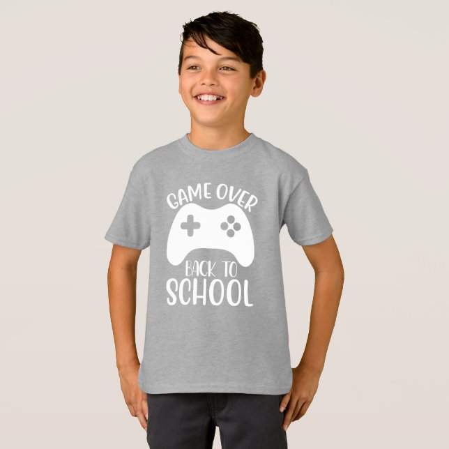 Game Over Gaming T-shirt (Front Full)