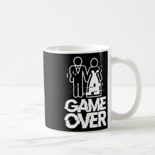 Game Over Glitch Bride Groom Funny Wedding  Coffee Mug