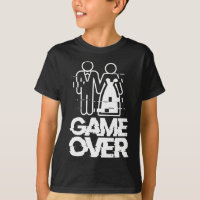 Game Over Glitch Bride Groom Funny Wedding