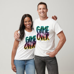 Game over graffiti joystick gamer T-Shirt
