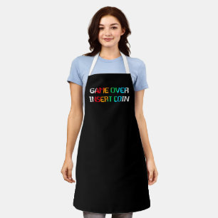 Game Over Insert Coin Apron