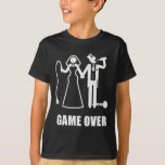 Game Over (jga Bride And Groom New Whip Beer W)  T-Shirt<br><div class="desc">Game Over (jga Bride And Groom New Whip Beer W)</div>