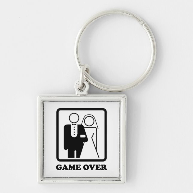 Game Over Key Ring (Front)