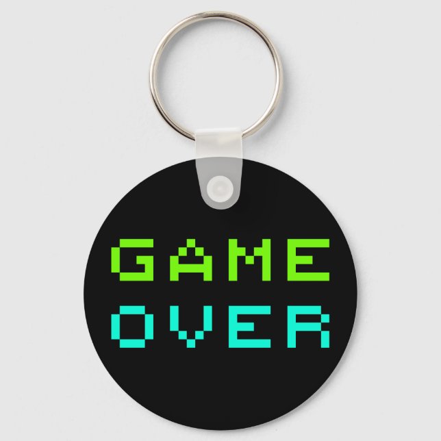 Game Over Key Ring (Front)