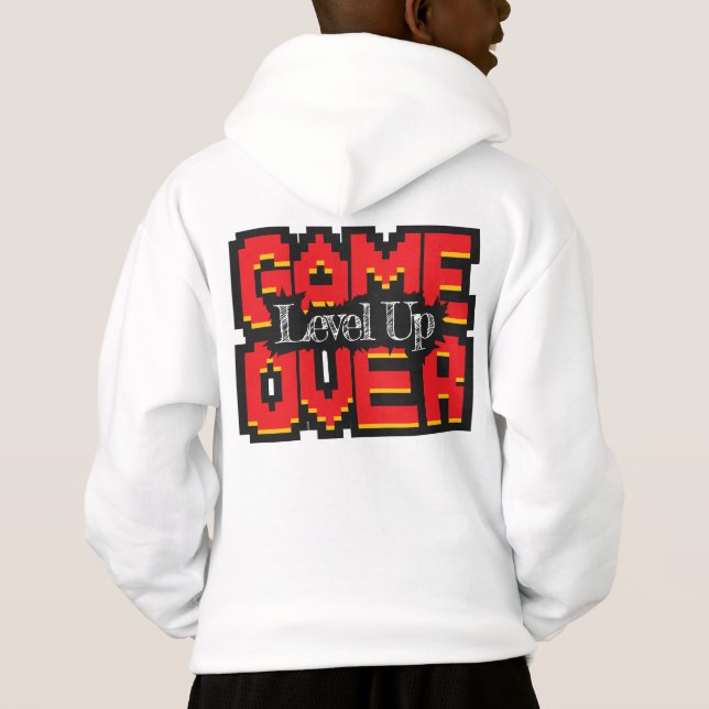 Game Over, Level Up: Pixelated Retro Game World (Back)