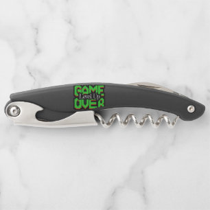 Game Over, Level Up: Pixelated Retro Game World Corkscrew
