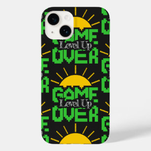 Game Over, Level Up: Retro Pixel Block Adventure Case-Mate iPhone 14 Case