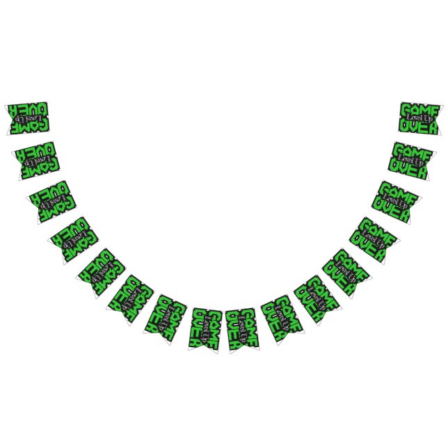 Game Over, Level Up: Retro Pixel Sandbox Adventure Bunting (All)
