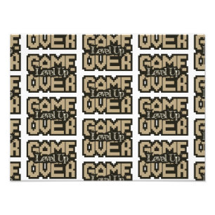Game Over, Level Up: Retro Pixel Sandbox Adventure Photo Print