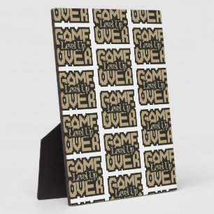 Game Over, Level Up: Retro Pixel Sandbox Adventure Plaque